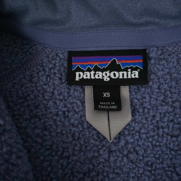 Patagonia Better Sweater Quarter Zip Fleece Purple Heather Jacket Womens Sz XS - Picture 3 of 9